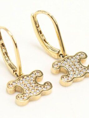 Celine | Jewelry | Auth Celine Vintage Heart Earrings | Poshmark